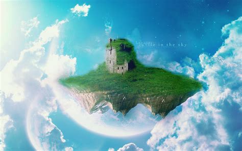 Castle in the Sky Wallpaper - WallpaperSafari