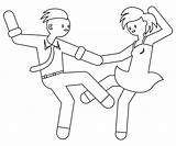 Jazz Dance coloring Page  ColouringPages sketch template