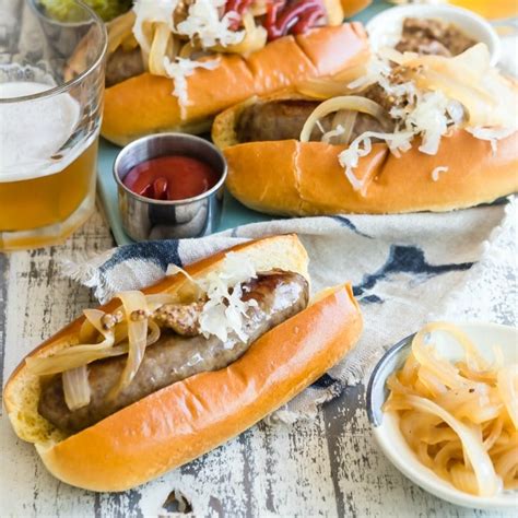 Wisconsin Beer Brats Recipe | Culinary Hill