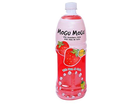 MOGUMOGU Strawberry Juice Drink with Nata De Coco | Walmart Canada