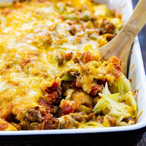 Sausage Cabbage Casserole - Skinny Southern Recipes