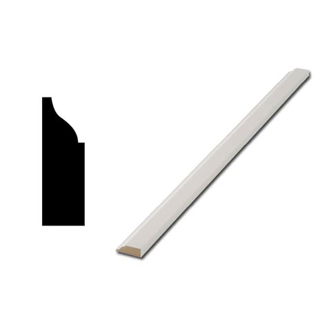 Finished Elegance WM937 7/16 in. x 1-1/4 in. MDF Door and Window Stop Moulding-10001623 - The ...