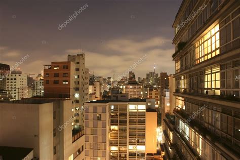 Sao Paulo Skyline at night — Stock Photo © Spectral #3833083