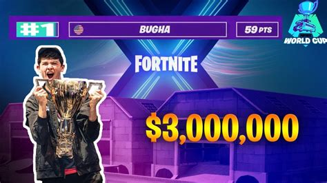 Bugha Dominating the World Cup Solos 2019 | Fortnite Highlights ...