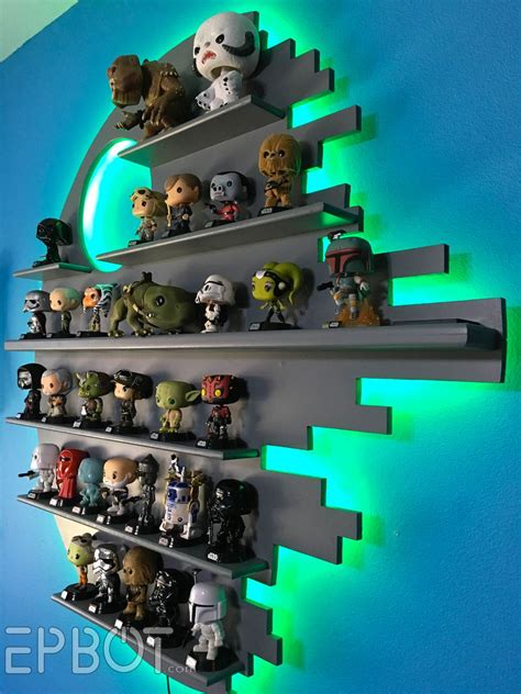 EPBOT: Our DIY Death Star Shelf Changes Colors! Come See!