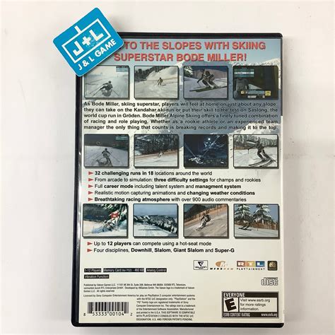 Bode Miller Alpine Skiing - (PS2) PlayStation 2 [Pre-Owned] – J&L Video Games New York City