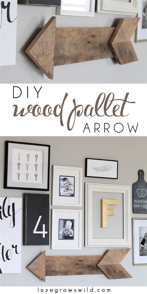 DIY Wood Pallet Arrow - Love Grows Wild