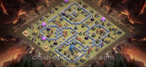 Best War Base TH12 with Link, Anti Everything 2023 - Town Hall Level 12 CWL Base Copy, #1052