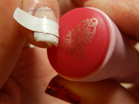 Lacquer or Leave Her!: Tutorial: Stamped French Manicure
