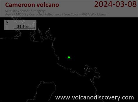 Latest Satellite Images of Cameroon Volcano | VolcanoDiscovery