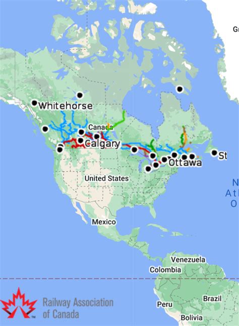 Canada Rail Map – Moving History