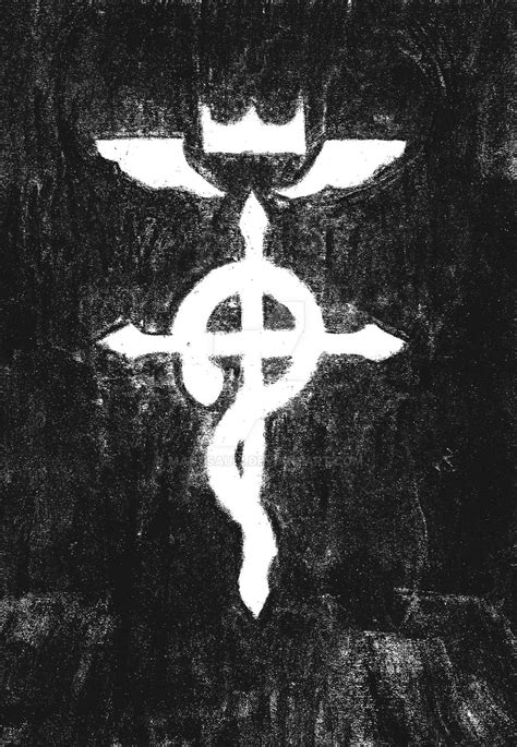 FullMetal Alchemist Logo Charcoal - Flamel by ManuSauci on DeviantArt