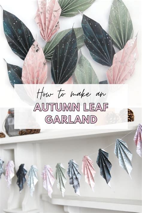 ORIGAMI AUTUMN LEAF GARLAND — Gathering Beauty