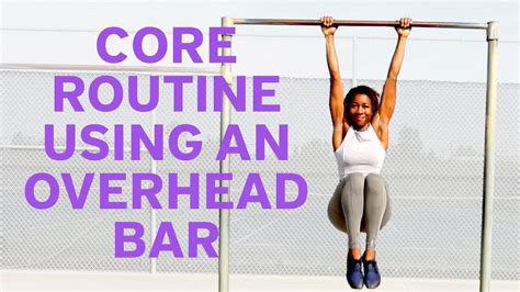 Core Routine Using A Pull Up Bar - YouTube