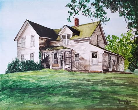 Farm House Paintings - Amazadesign