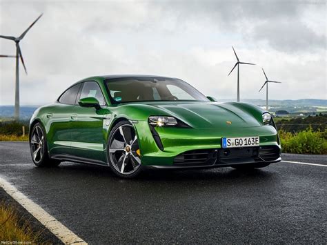 2020 Porsche Taycan Turbo S in Mamba Green [1280x960] : r/carporn