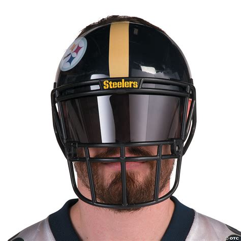 NFL® Pittsburgh Steelers™ Helmet-Style Fan Mask - Discontinued