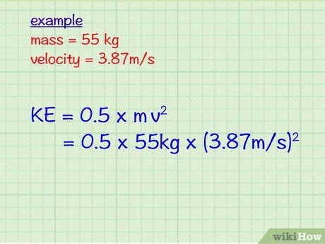 Kinetic Energy Formula Units