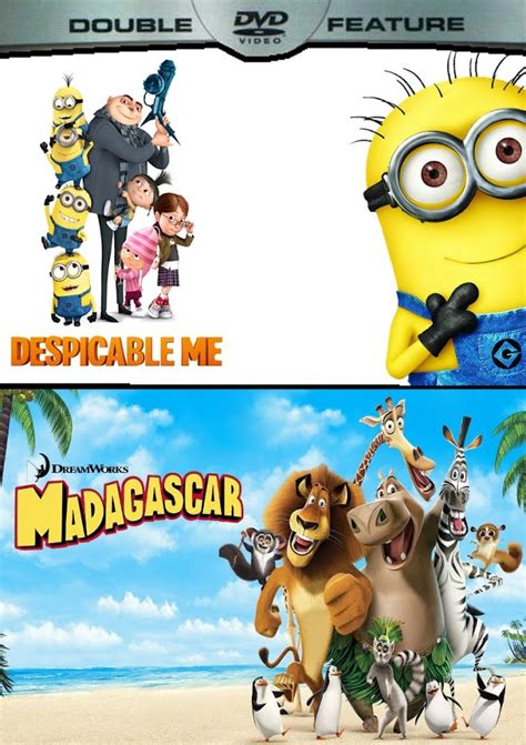 Despicable Me and Madagascar Double Feature by DarkMoonAnimation on DeviantArt