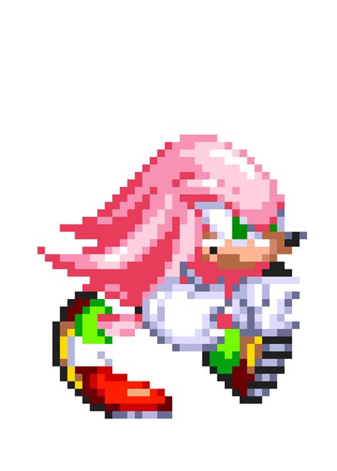 Running super knuckles classic sprite by Someoman on DeviantArt