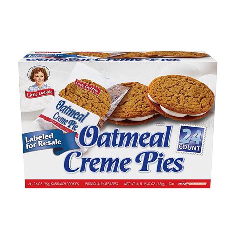 Little Debbie Oatmeal Cream Pies (2.6oz / 24pk) - Walmart.com