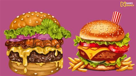 450+ Funny Burger Names & Their Meanings - Names Crunch