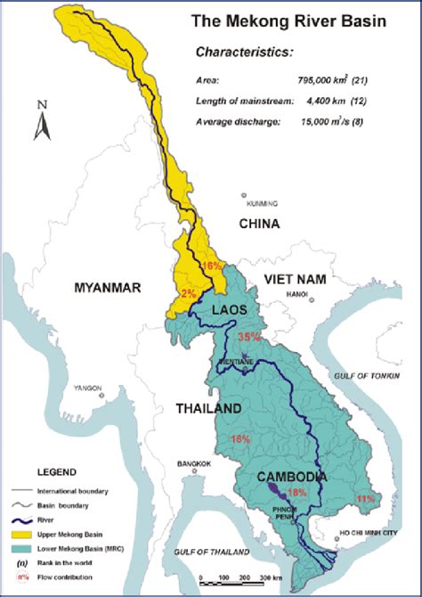 Map of the Mekong River Basin | Download Scientific Diagram