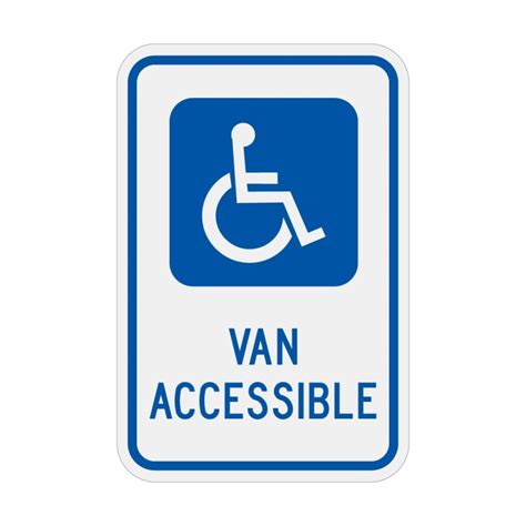 Van Accessible Handicap Parking Sign | Advanced Sign