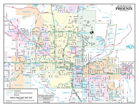 Phoenix street map - Street map Phoenix (Arizona - USA)