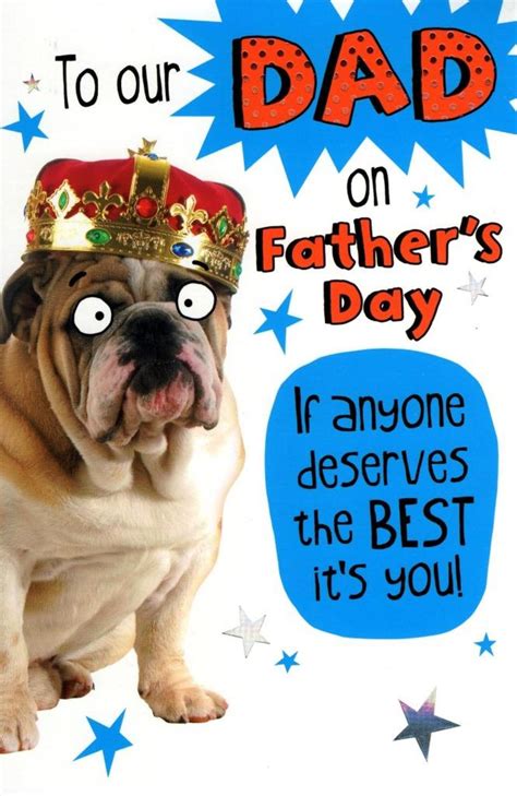 To Our Dad Funny Bulldog Father's Day Card | Cards | Love Kates