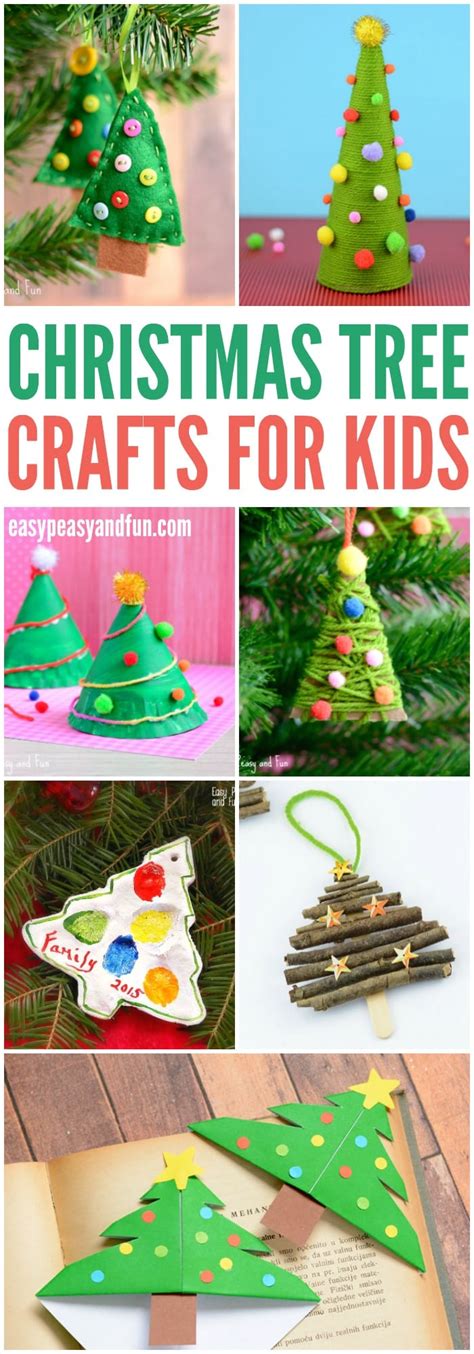 Christmas Tree Crafts for Kids - Easy Peasy and Fun