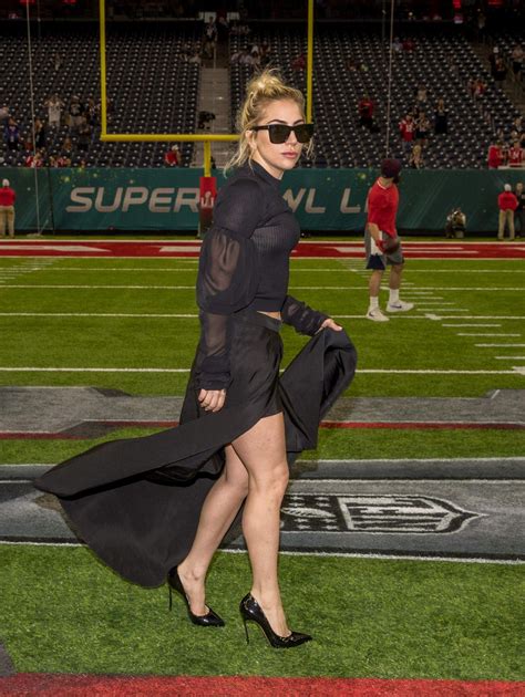 LADY GAGA at Super Bowl 2017 at NRG Stadium in Houston 02/05/2017 ...