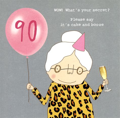 90th - What's your secret? | Funny birthday cards, 90th birthday cards ...