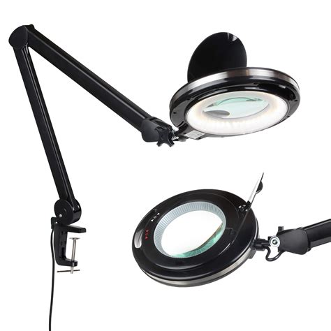 Buy Brightech LightView Pro Magnifying Desk Lamp, 2.25x Light Magnifier with Clamp, Adjustable ...