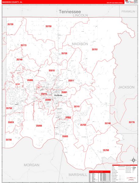 Map Of Madison County Alabama - Maping Resources