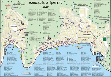 Town map free online Marmaris