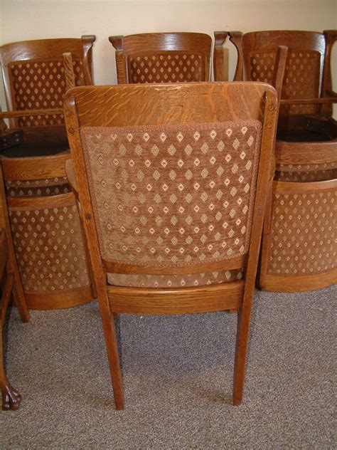 10 Oak Clawfoot Dining Chairs SOLD – Salado Creek Antiques