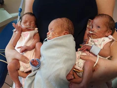 Mum gives birth to miracle TRIPLETS just weeks after tragic ectopic pregnancy - Irish Mirror Online