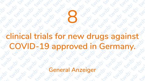 8 clinical trials for new drugs against COVID-19 approved in Germany ...