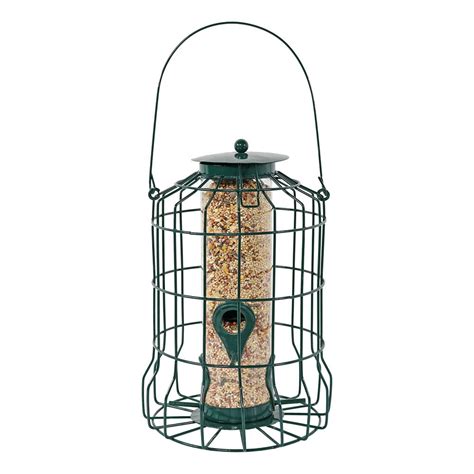 Sunnydaze Outdoor Hanging Wild Bird Feeder, Squirrel Proof Metal Wire ...