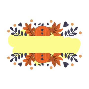 Border Pumpkins PNG, Vector, PSD, and Clipart With Transparent Background for Free Download ...