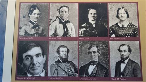 Close up. Mary Todd Lincoln and her three sisters with their husbands ...