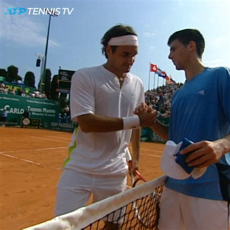 Tennis TV - Federer vs Djokovic: Highlights from first-ever match ...