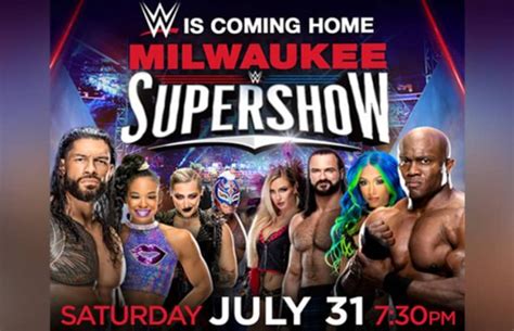 Results from Saturday night’s WWE Supershow in Milwaukee, WI - WWE News ...