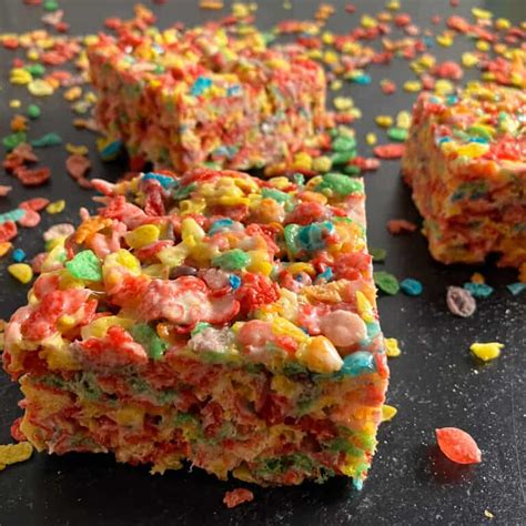 Fruity Pebbles Cereal Bars Recipe (Fruity Pebble Crispy Treats)