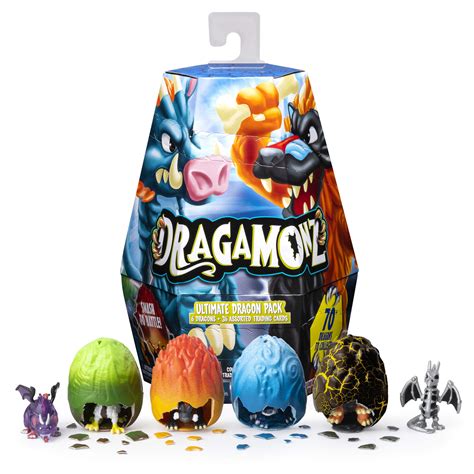 Buy Dragamonz, Ultimate Dragon 6 Pack, Collectible Figure & Trading ...