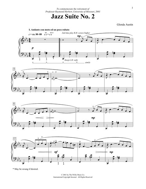 Jazz Piano Sheet Music