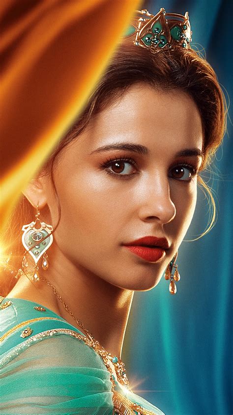 Princess Jasmine In Aladdin 2019 4K Ultra HD Mobile Phone Wallpaper