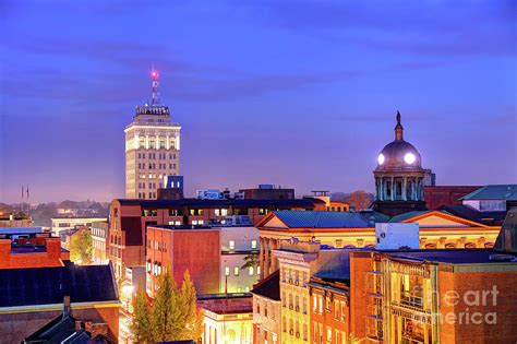 Downtown Lancaster Pennsylvania Skyline Photograph by Denis Tangney Jr - Pixels