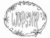 Free Worship Coloring Pages — Stevie Doodles sketch template